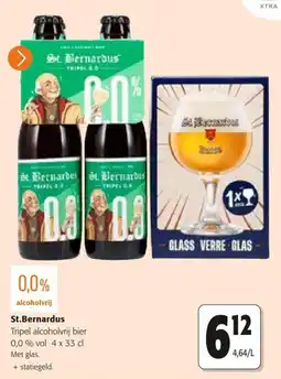 Colruyt St.Bernardus Tripel alcoholvervrij bier aanbieding