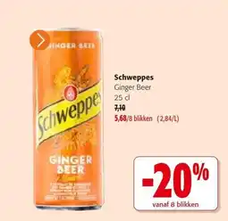 Colruyt Schweppes Ginger Beer aanbieding