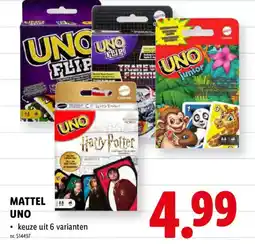 Lidl MATTEL UNO aanbieding
