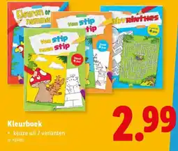 Lidl Kleurboek aanbieding