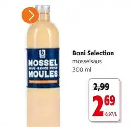 Colruyt Boni Selection musselsaus aanbieding