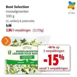 Colruyt Boni Selection mosselgroenten aanbieding