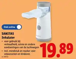 Lidl SANITAS Inhalator aanbieding