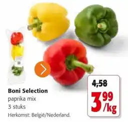 Colruyt Boni Selection paprika mix aanbieding