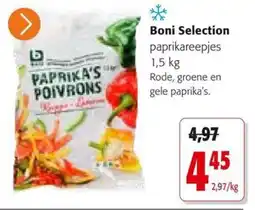 Colruyt Boni Selection paprikareepjes aanbieding