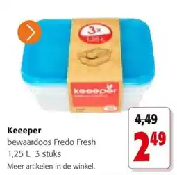 Colruyt Keeeper bewaardoos Fredo Fresh aanbieding