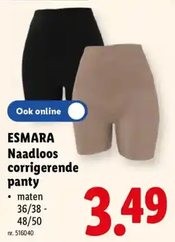 Lidl Naadloos corrigerende panty aanbieding