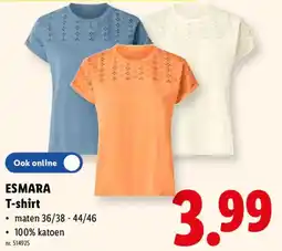 Lidl T-shirt aanbieding