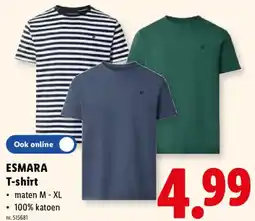 Lidl T-shirt aanbieding