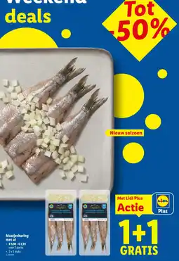 Lidl Maatjesharing met ui aanbieding