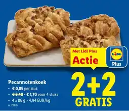 Lidl Pecannotenkoek aanbieding