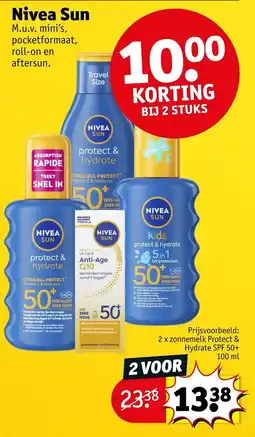 Kruidvat Nivea Sun aanbieding