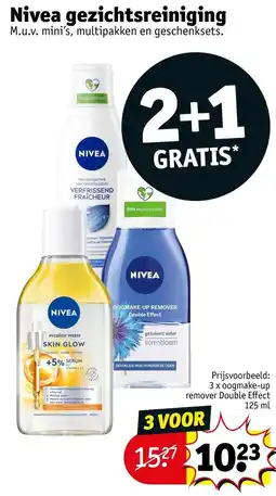Kruidvat Nivea gezichtsreiniging aanbieding
