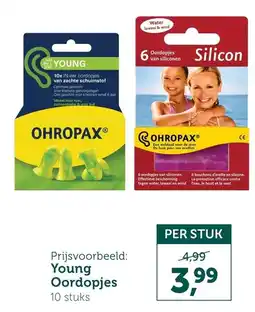 Holland & Barrett Young Oordopjes aanbieding