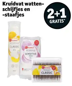 Kruidvat Kruidvat Wattenschijfjes en Staafjes aanbieding