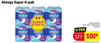 Kruidvat Always Super 6-pak aanbieding