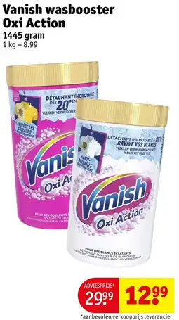 Kruidvat Vanish wasbooster Oxi Action aanbieding