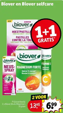 Kruidvat Biover Vitamine C aanbieding