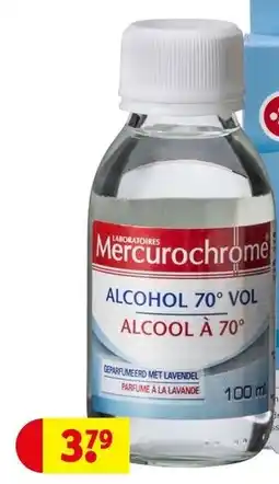 Kruidvat Mercurochrome Alcohol 70° voL aanbieding