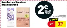 Kruidvat Kruidvat en Sanature kraamverband aanbieding