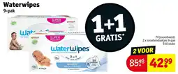 Kruidvat Waterwipes 9-pak aanbieding