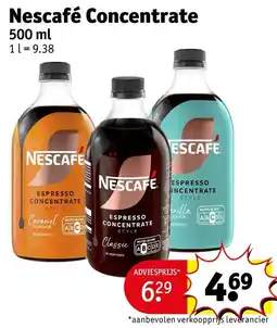 Kruidvat Nescafé Concentrate aanbieding
