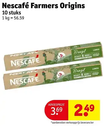 Kruidvat Nescafé Farmers Origins aanbieding