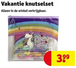 Kruidvat Vakantie knutselset aanbieding