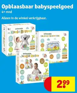 Kruidvat Opblaasbaar babyspeelgoed aanbieding