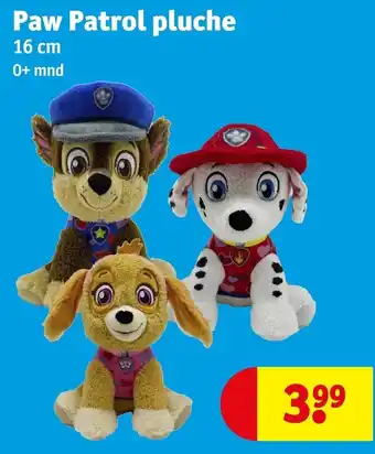 Kruidvat Paw Patrol pluche aanbieding