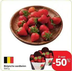 Carrefour Market Belgische aardbeien aanbieding