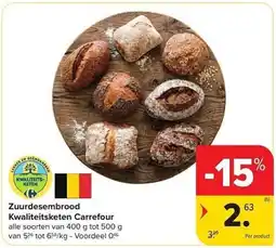 Carrefour Market Zuurdesembrood Kwaliteitsketen Carrefour aanbieding