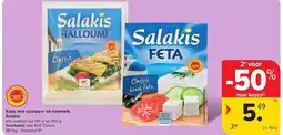 Carrefour Market Kaas met schapen- en koemelk Salakis aanbieding