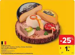 Carrefour Market Belgische kazen Orval, Brugge, Flandrien, Val-Dieu, Chimay, Passendale, Père Joseph en Wynendale aanbieding