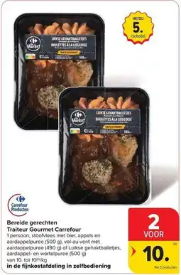 Carrefour Market Bereide gerechten Traiteur Gourmet Carrefour aanbieding