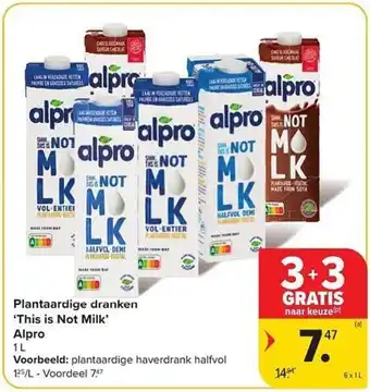 Plantaardige dranken 'This is Not Milk' Alpro