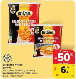 Carrefour Market Belgische frieten Belviva aanbieding