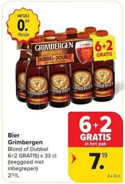 Carrefour Market Bier Grimbergen aanbieding
