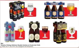 Carrefour Market Bier Victoria, Chimay, Delirium, Gouden Carolus en Cuvée des Trolls aanbieding