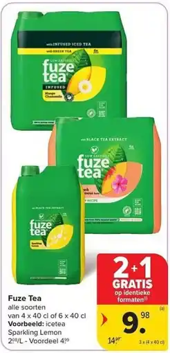 Carrefour Market Fuze Tea aanbieding