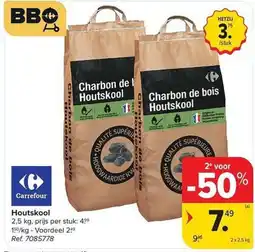 Carrefour Market Houtskool aanbieding