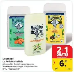 Carrefour Market Douchegel Le Petit Marseillais aanbieding