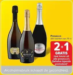 Carrefour Market Prosecco aanbieding