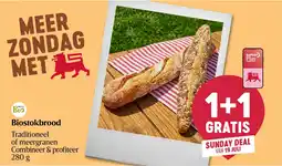Delhaize Biostokbrood aanbieding