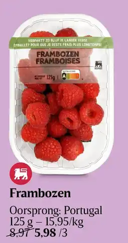 Delhaize Frambozen aanbieding