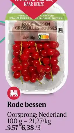 Delhaize Rode Bessen aanbieding