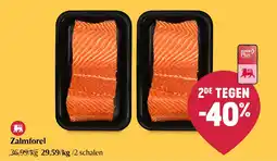 Delhaize Zalmforel aanbieding