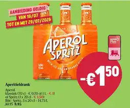 Delhaize Aperitiefdrank Aperol Spritz aanbieding