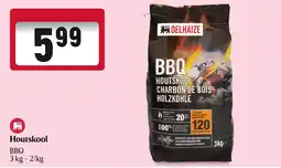 Delhaize Houtskool BBQ aanbieding