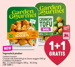 Delhaize Garden Gourmet cheesy nuggets aanbieding